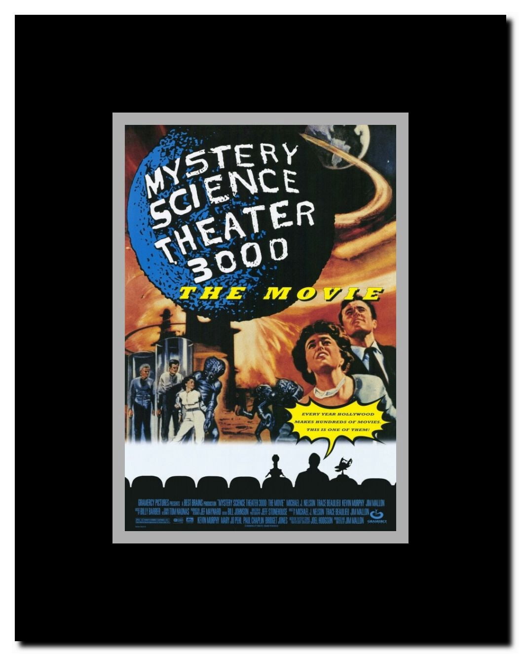 Mystery Science Theater 3000 Framed Movie Poster