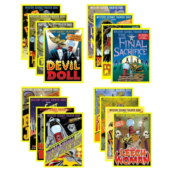 Mystery Science Theater Box Art Stickers Series 1 - Set of 16