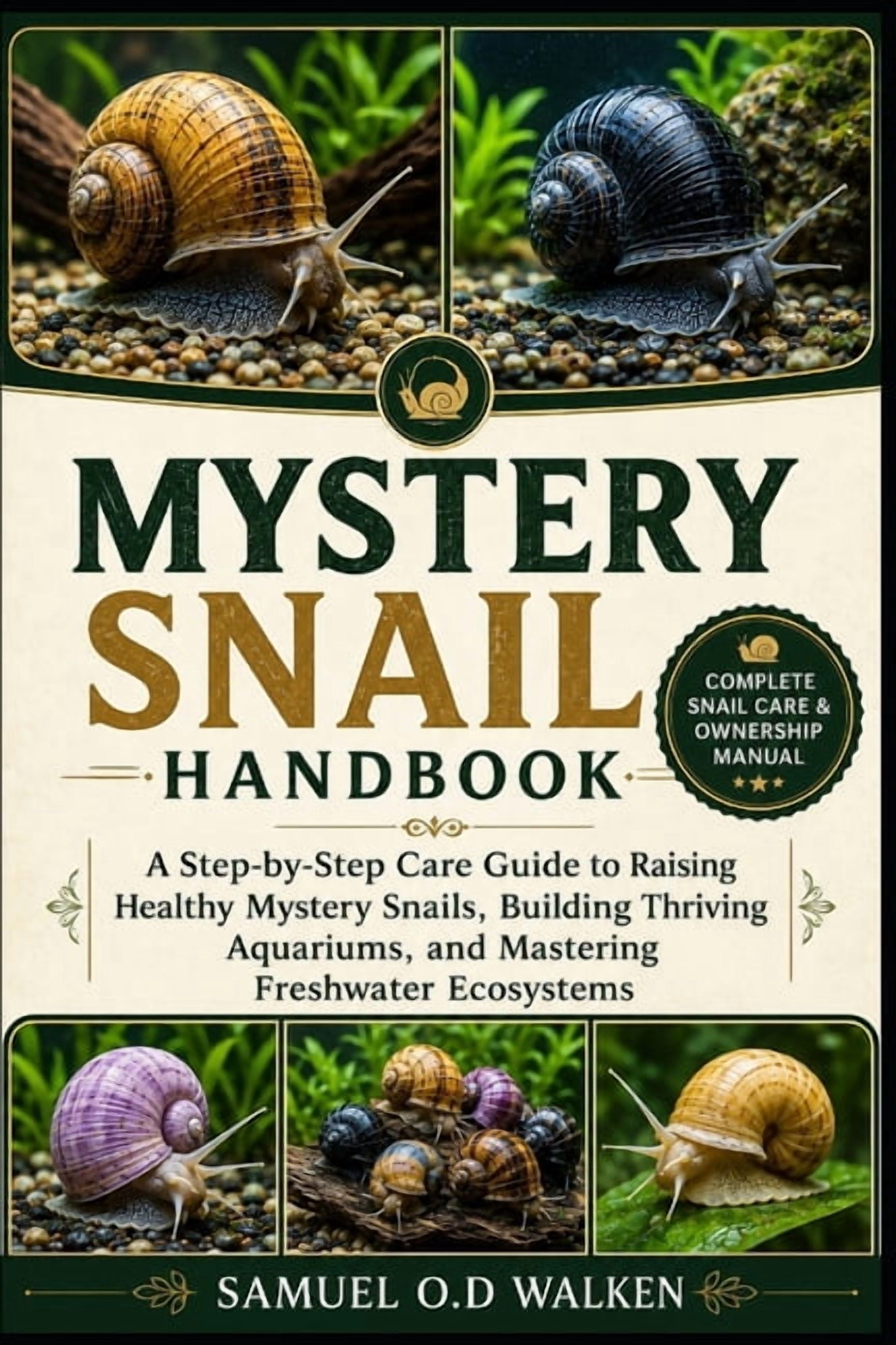 Mystery Snail Handbook: A Step-by-Step Care Guide to Raising Healthy Mystery Snails, Building Thriving Aquariums, and Ma, (Paperback)
