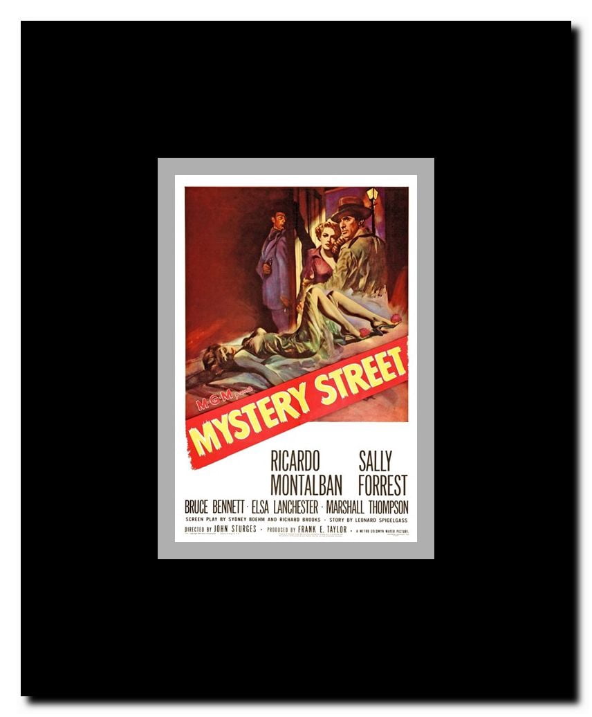 Mystery Street Framed Movie Poster