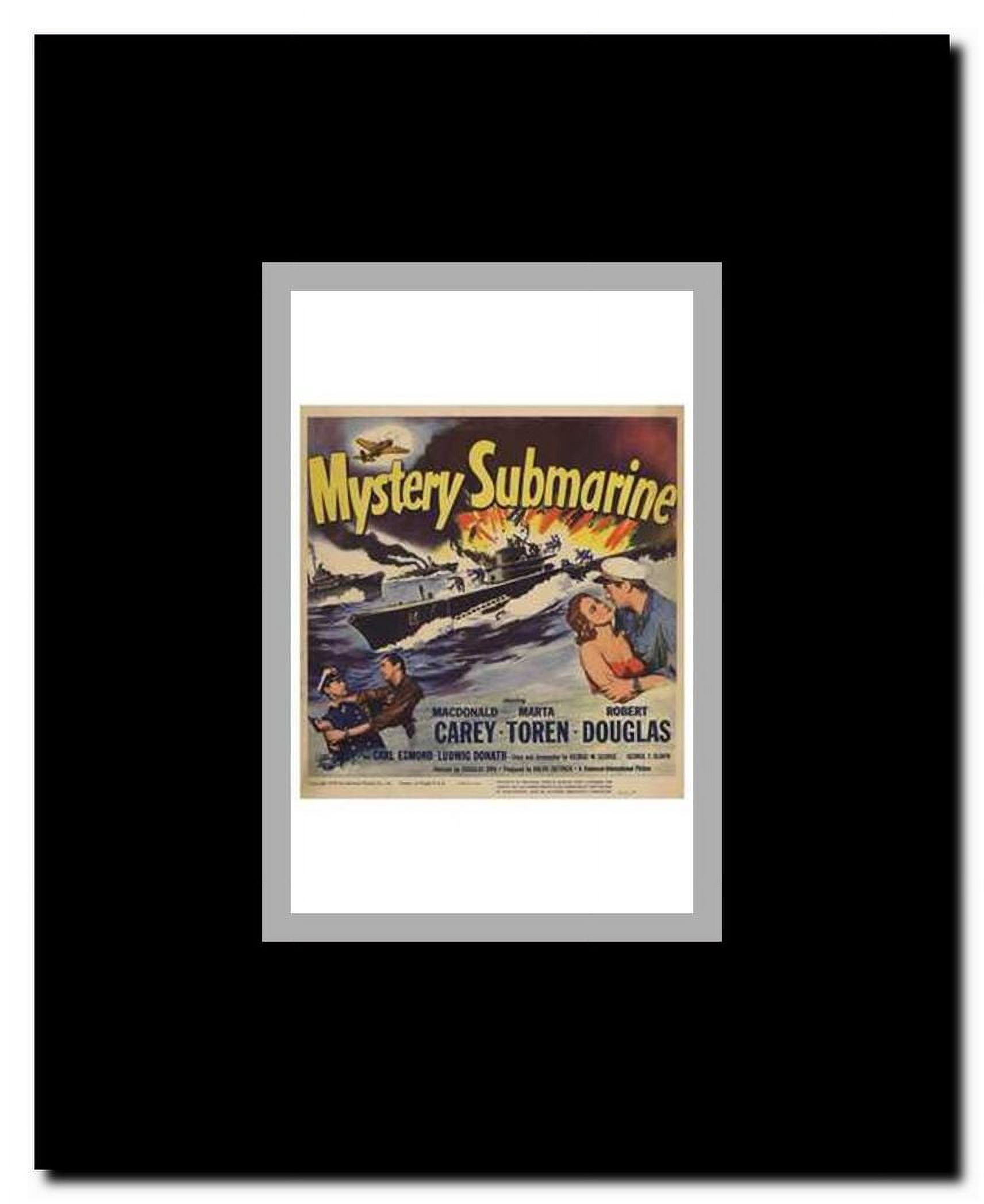 Mystery Submarine Framed Movie Poster
