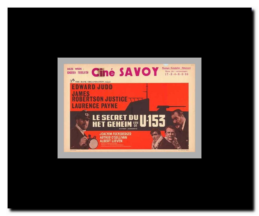 Mystery Submarine Framed Movie Poster