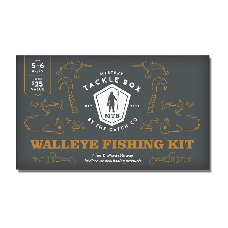 Mystery Tackle Box Fishing Kit Walleye Regular 