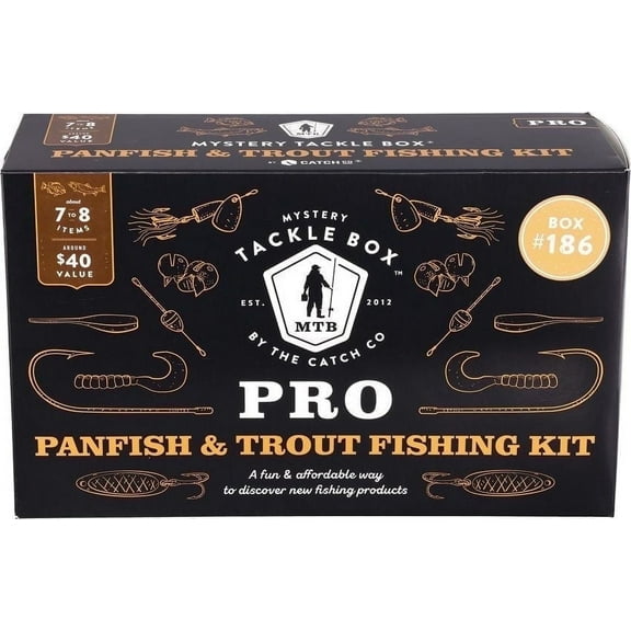 Mystery Tackle Box Pro Panfish & Trout Fishing Lure Kit