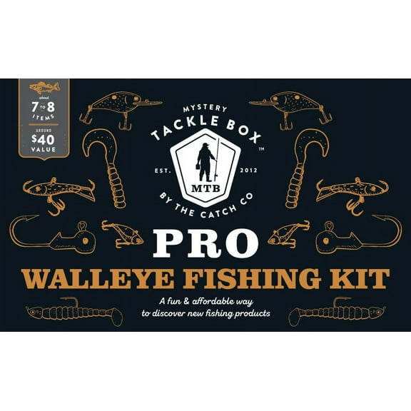 Mystery Tackle Box Pro Walleye Fishing Lure Kit
