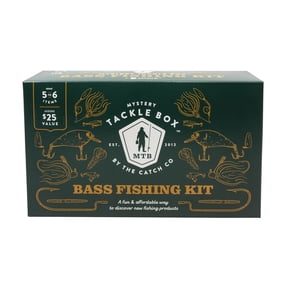 Mystery Tackle Box Regular Bass Fishing Lure Kit Freshwater, 1-Count