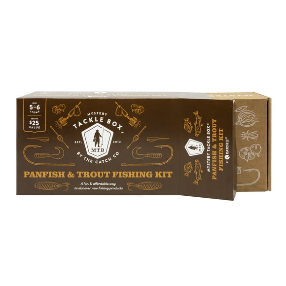 Mystery Tackle Box Regular Panfish & Trout Fishing Lure Kit Freshwater, 1-Count