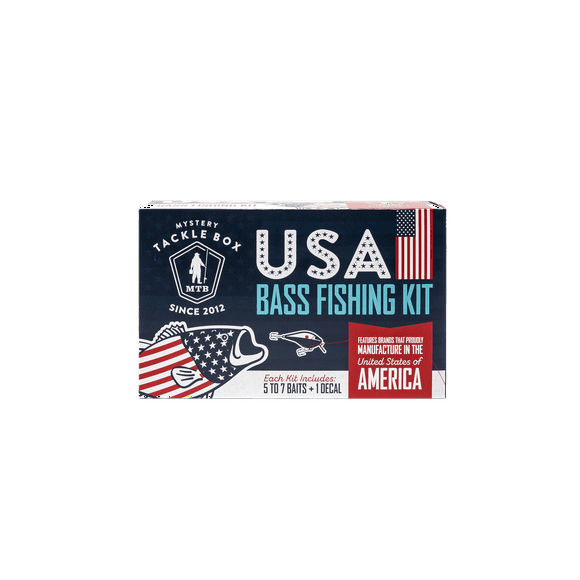 Mystery Tackle Box USA Bass Lure Kit