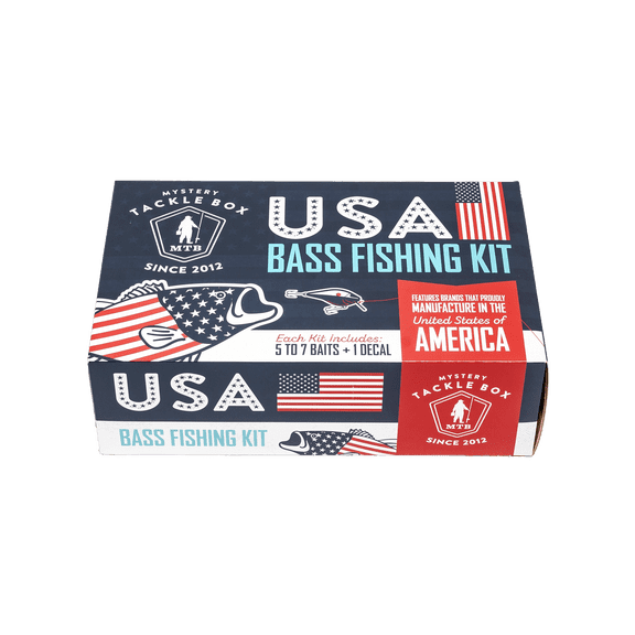 Mystery Tackle Box USA Bass Lure Kit