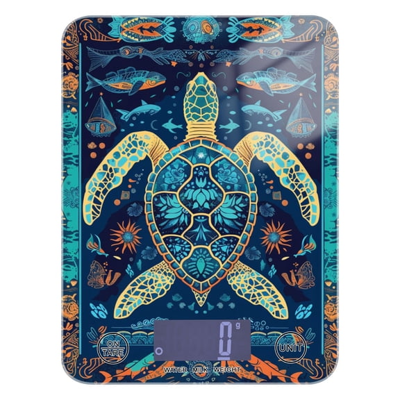 Mystery Turtle Food Scale Digital Kitchen Scale Waterproof Grams Ounces lbs for Weight Loss