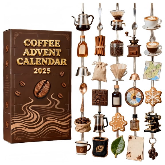 Mystery Unboxing Calendar - Daily Surprise Hanging Advent with 24 Mini Collectible Figures, Acrylic Blind Box Wall Display for Enthusiasts & Decor