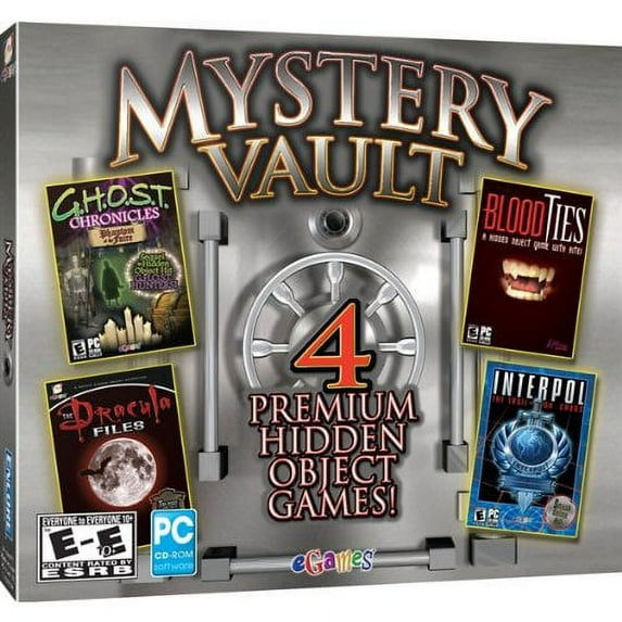 Mystery Vault E-Games (PC), 4 Pack
