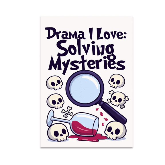 Mystery Wall Art - Murder Mystery Enthusiast - 13x19 Poster Print