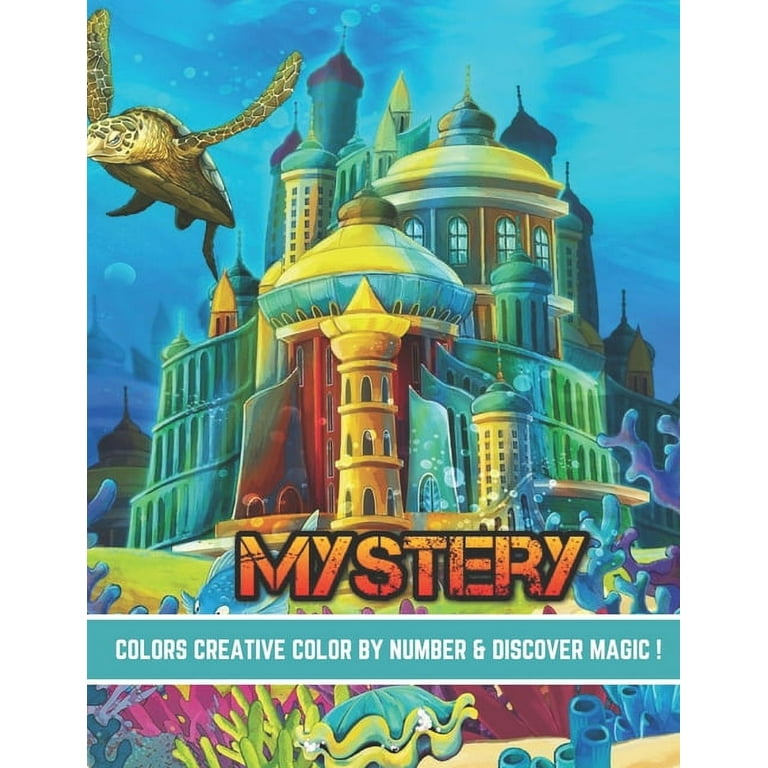 Mystery Colors Color by number & discover The Magic!: Animal Stress  Relieving Patterns Color by Number Adult Coloring Book Mystery Color (Gift  For Adu (Paperback)