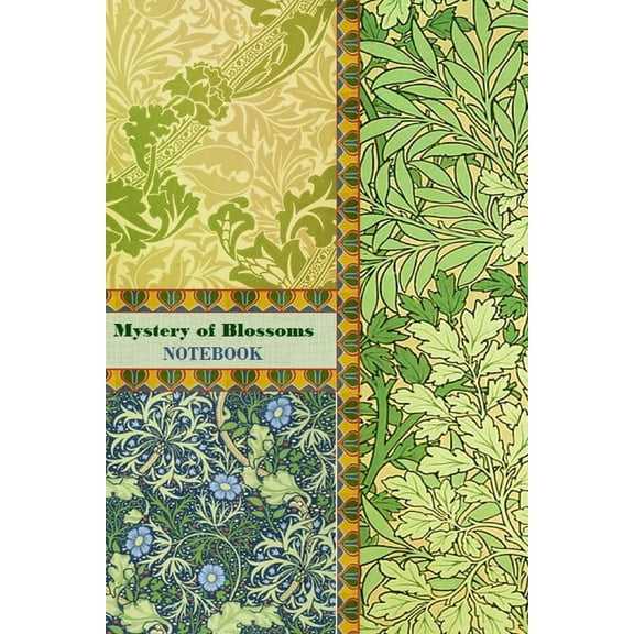 Mystery of Blossoms NOTEBOOK [ruled Notebook/Journal/Diary to write in, 60 sheets, Medium Size (A5) 6x9 inches], (Paperback)