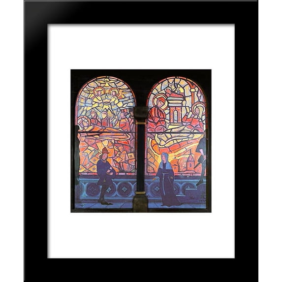 Mystery of Rose 20x24 Framed Art Print by Nicholas Roerich