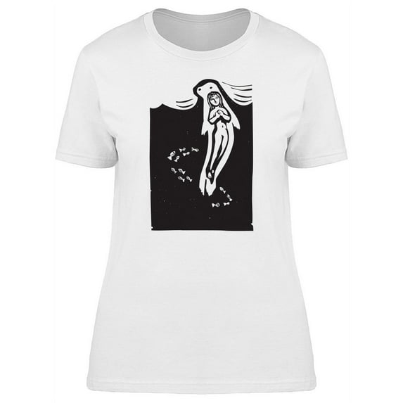 Mysthical Selkie In The Ocean T-Shirt Women -Image by Shutterstock, Female Small