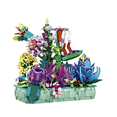 thumbnail image 1 of Mystic Buildable Floral Planter Building Block Set, Creative Birthday Gift, Home Office Table Centerpiece, 1 of 5