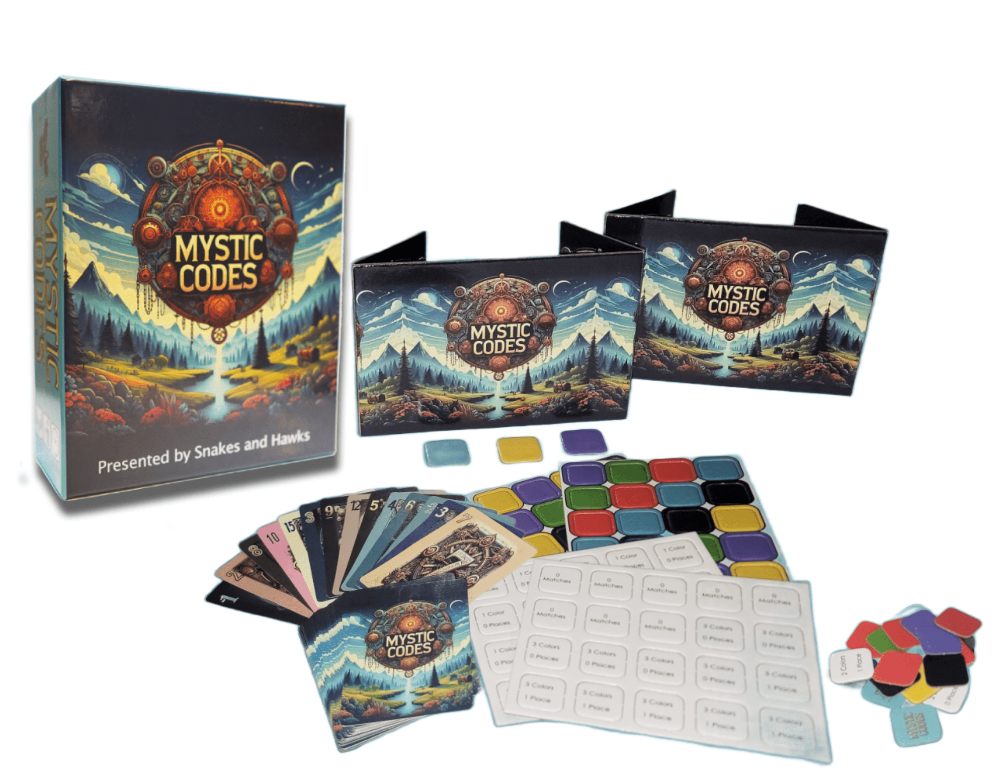 Mystic Codes Card Game, Deduction and Code Breaking Game for Kids ...