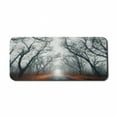 thumbnail image 1 of Mystic Computer Mouse Pad, Road Towards the Cloudy Autumn Sky Trees Golden Yellow Leaves on the Ground Artwork, Rectangle Non-Slip Rubber Mousepad X-Large, 35" x 15", Grey Red, by Ambesonne, 1 of 2