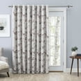 thumbnail image 1 of Mystic Garden Floral Blackout Grommet Patio Panel w/Wand 104x84 Sandstone, 1 of 3