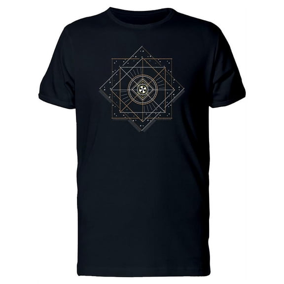 Mystic Golden Lines And Stars Tee Men's -Image by Shutterstock