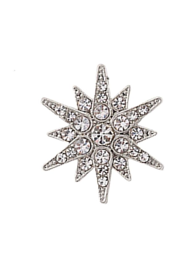 Mystic Hexagram Lapel Pin High Quality Alloy Brooch For Office Event Daily Wear