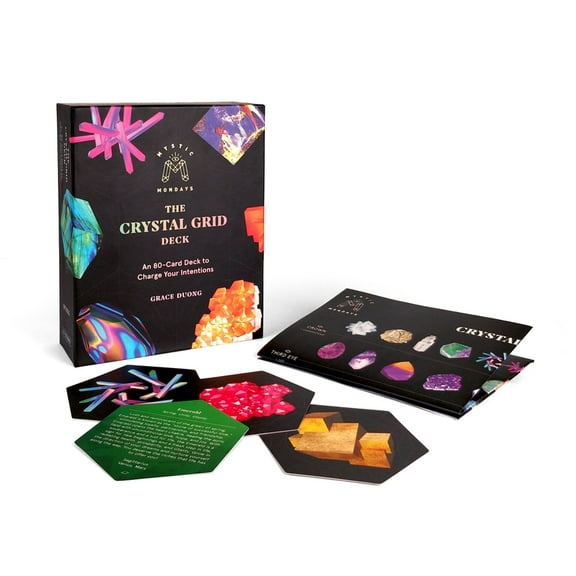 Mystic Mondays: The Crystal Grid Deck : An 80-Card Deck to Charge Your Intentions (Cards)