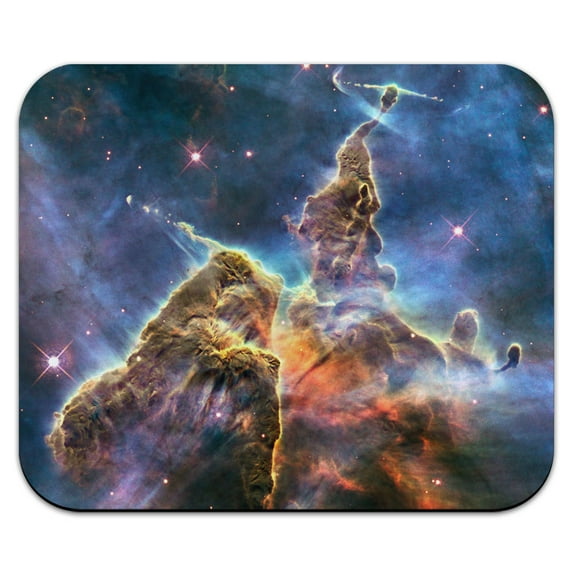Mystic Mountain Nebula - Galaxy Space Universe Mouse Pad