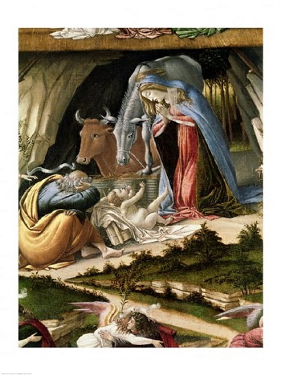 Mystic Nativity 1500 Canvas Art - Sandro Botticelli (18 x 24)