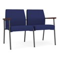 thumbnail image 1 of Mystic Reception Waiting 2-Seat Tandem Seating / Charcoal Steel / Blue, 1 of 5