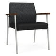 thumbnail image 1 of Mystic Reception Waiting Oversize Guest Chair / Silver Steel / Dark Gray / Black, 1 of 5