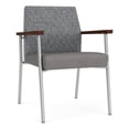 thumbnail image 1 of Mystic Reception Waiting Room Guest Chair / Silver Steel / Gray / Gray, 1 of 5