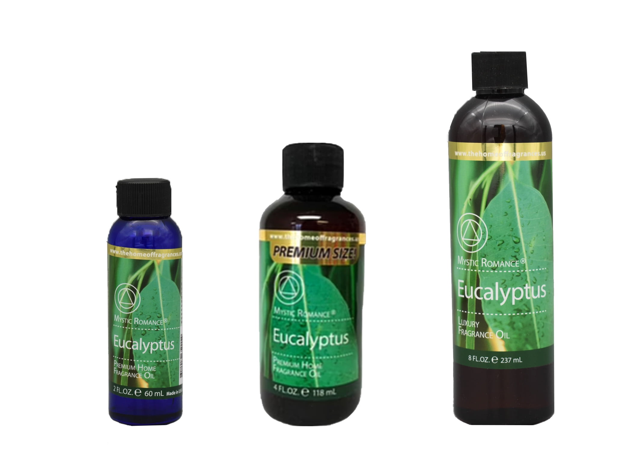 Mystic Romance Premium Home Fragrance Oil Scent EUCALYPTUS SET 8FL+ 4FL ...