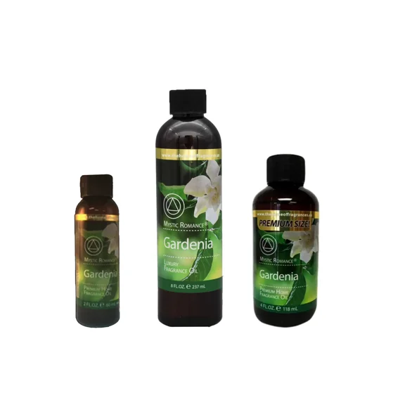 Mystic Romance Premium Home Fragrance Oil Scent GARDENIA SET 8FL+ 4FL+2FL.OZ 427 ML