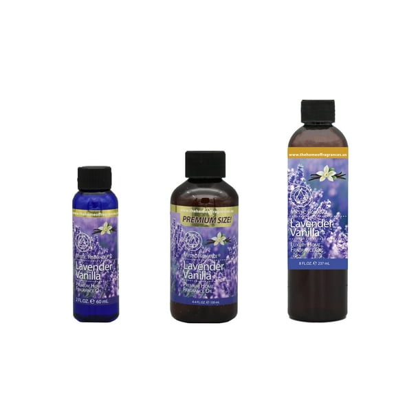 Mystic Romance Premium Home Fragrance Oil Scent LAVENDER VANILLA SET 8FL+ 4FL+2FL.OZ 427 ML