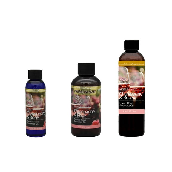 Mystic Romance Premium Home Fragrance Oil Scent OUR CHAMPAGNE AND ROSE FL+ 4FL+2FL.OZ 427 ML