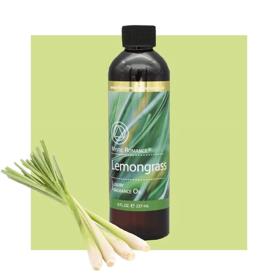 Mystic Romance Premium Home Fragrance oil scent: LEMONGRASS 2FL.OZ 60ML
