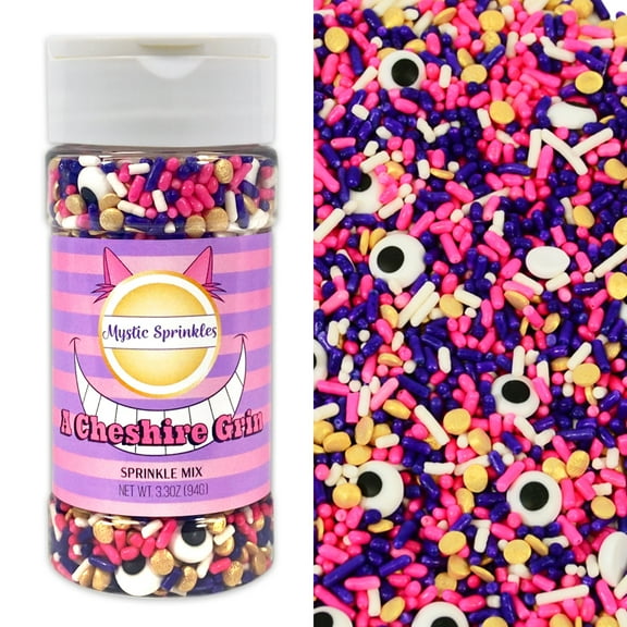 Mystic Sprinkles A Cheshire Grin Sprinkle Mix 3.3 oz.