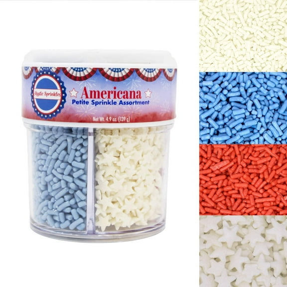 Mystic Sprinkles Americana Petite Sprinkle Assortment 3.6oz
