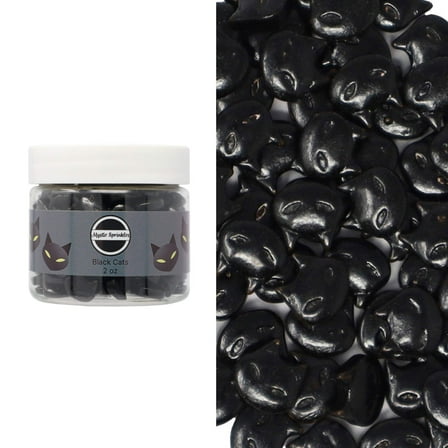 Mystic Sprinkles Candy Shapes Black Cats 2oz