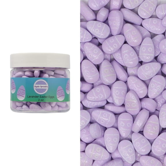 Mystic Sprinkles Candy Shapes Lavender Easter Eggs 2oz