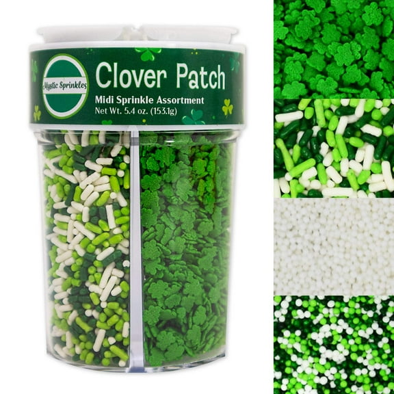 Mystic Sprinkles Clover Patch Midi Sprinkle Assortment 5.4oz