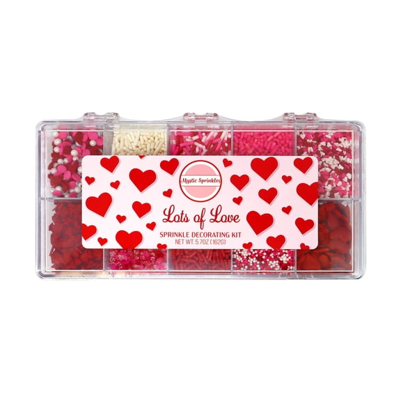 Mystic Sprinkles Lot's Of Love Sprinkle Decorating Kit 5.7 oz