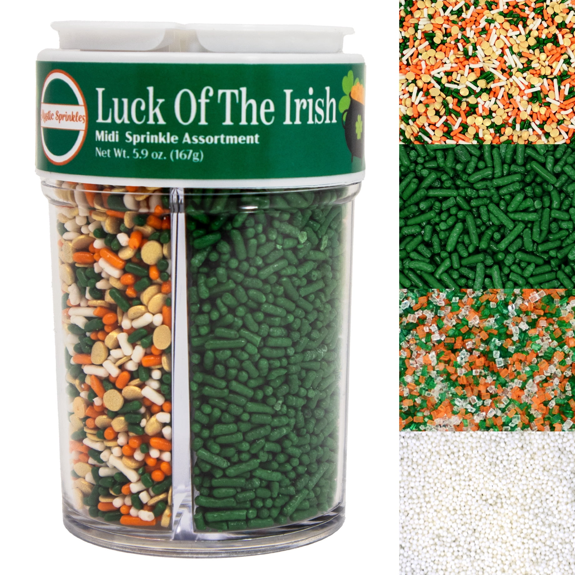 Mystic Sprinkles Luck of the Irish Midi Sprinkle Assortment 5.9oz ...