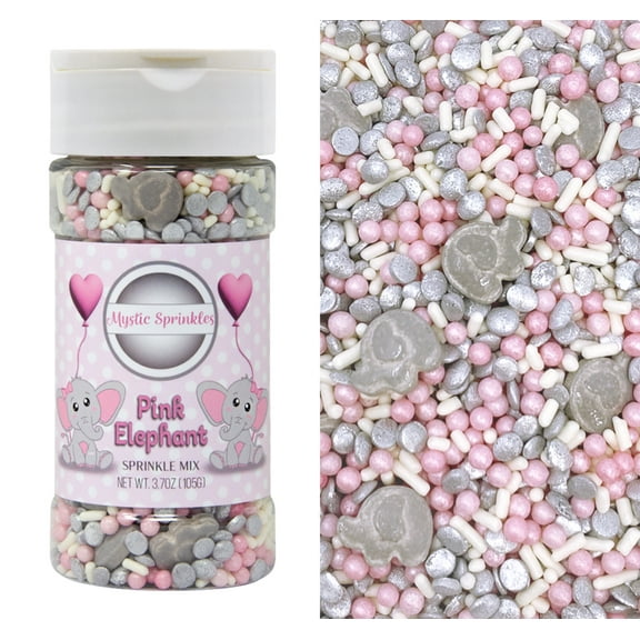Mystic Sprinkles Pink Elephant Sprinkle Mix 3.7 oz
