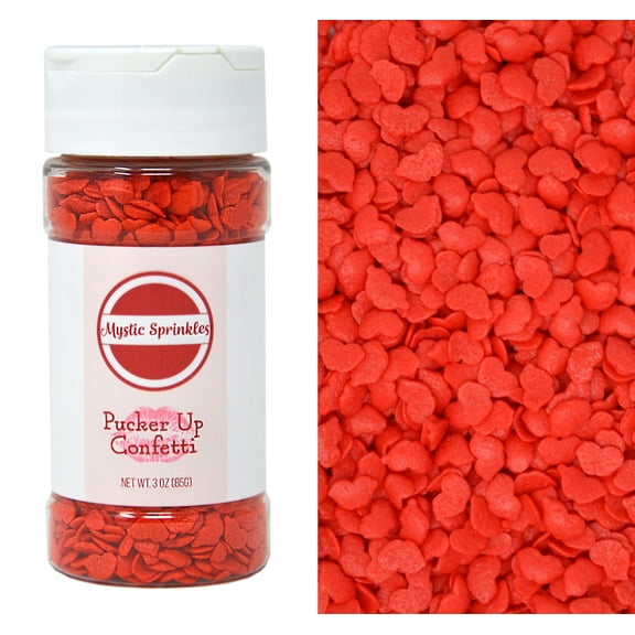 Mystic Sprinkles Pucker Up Confetti 2.6 Ounce Bottle