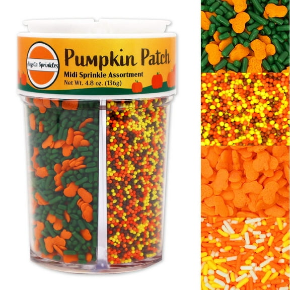 Mystic Sprinkles Pumpkin Patch Midi Sprinkle Assortment 4.8oz