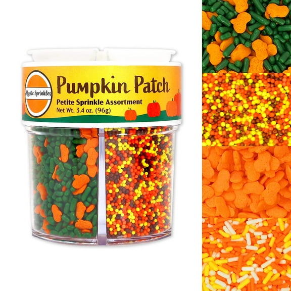 Mystic Sprinkles Pumpkin Patch Petite Sprinkle Assortment 3.4oz