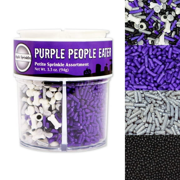 Mystic Sprinkles Purple People Eater Petite Sprinkle Assortment 3.3oz